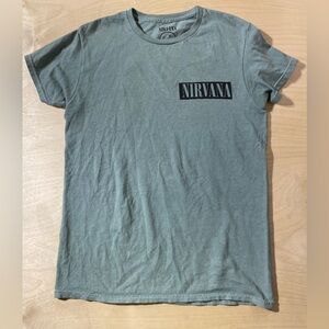 NIRVANA Olive Short Sleeve Tee Small (NP)